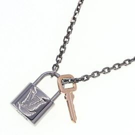 Collana a forma di lucchetto Valentine Louis Vuitton Nero