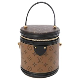 Louis Vuitton-Louis Vuitton Monogram Reverse Cannes Handbag-Brown,Monogram