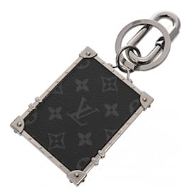 Louis Vuitton-Louis Vuitton Monogram Eclipse Keyring-Black,Monogram
