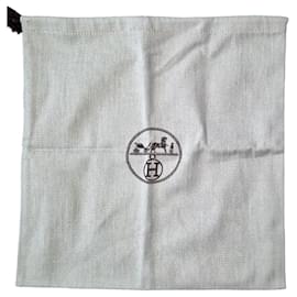Hermès-Hermès dustbag pouch-Beige