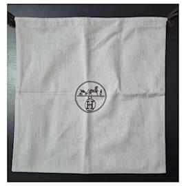 Hermès-Hermès dustbag pouch-Beige