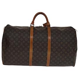 Louis Vuitton-LOUIS VUITTON Monogram Keepall 60 Boston Bag M41422 LV Auth yk16870-Monogram