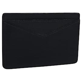 Louis Vuitton-LOUIS VUITTON Epi Neo Porte Cartes Pass Case Navy M67209 LV Auth 103419-Navy blue