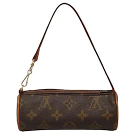 Louis Vuitton-LOUIS VUITTON Monogram Papillon Pouch LV Auth 110321-Monogram