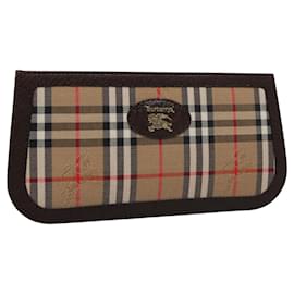 Autre Marque-Burberrys Glasses Case Canvas Beige Auth 103406-Beige