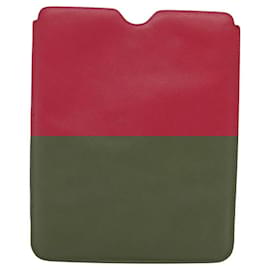 Prada-PRADA iPad Case Safiano leather Pink Auth ac3551-Pink