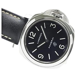 Panerai-PANERAI Luminor Base logo PAM00000 Q series Genuine goods Mens-Silvery