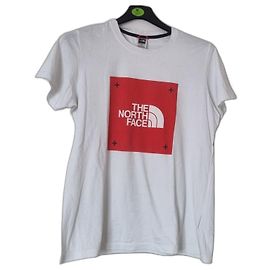 Camiseta blanca de algodón de manga corta The North Face Blanco