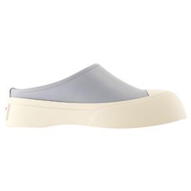 Baskets - Marni - Cuir - Bleu Bleu