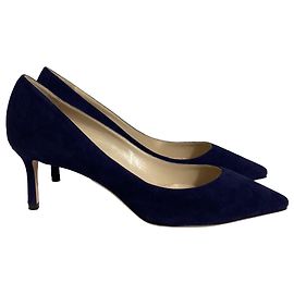 Pumps Romy Jimmy Choo in suede blu navy Blu Blu navy