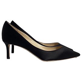 Décolleté Romy Jimmy Choo in raso nero Nero