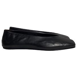 The row Der Row Eva Two Schuh aus schwarzem Leder Schwarz