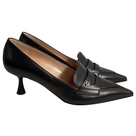 Pumps Vitello 55 Gianvito Rossi in pelle nera Nero