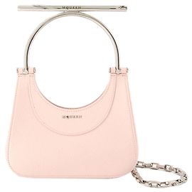 Mini borsa a barra incrociata - Alexander McQueen - Pelle - Rosa Rosa