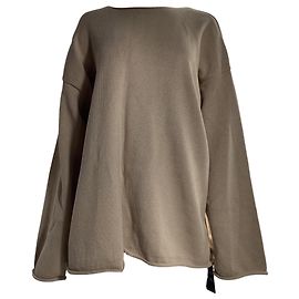 The row Le pull surdimensionné Row en coton marron Marron Rouge