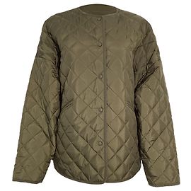 Totême Steppjacke mit fallenden Schultern aus recyceltem Polyester in Grün Grün Olivgrün