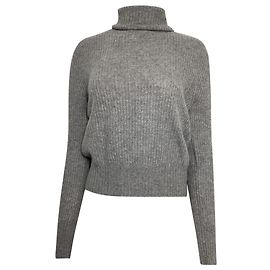 Weekend Max Mara Turtleneck Sweater in Grey Cashmere Grey