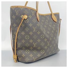 Louis Vuitton-Louis Vuitton Monogram Neverfull MM Tote Bag-Brown