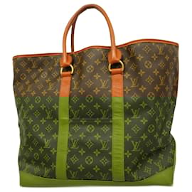 Louis Vuitton-Louis Vuitton Monogram Sac Weekend GM Tote Bag-Brown