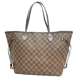 Louis Vuitton-Louis Vuitton Damier Neverfull MM Tote Bag-Damier ebene