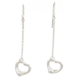 Tiffany & Co Pendientes colgantes Open Heart Tiffany Plata