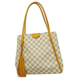 Louis Vuitton-Louis Vuitton Damier Azur Propriano Tote Bag-White