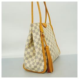 Louis Vuitton-Louis Vuitton Damier Azur Propriano Tote Bag-White