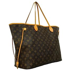 Louis Vuitton-Louis Vuitton Monogram Neverfull GM Tote Bag-Brown