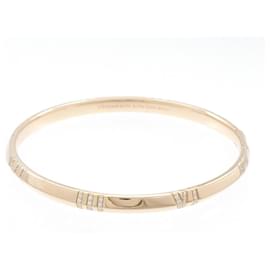 Tiffany & Co-Tiffany Atlas X Pulseira de Hinge Estreita Fechada-Rosa
