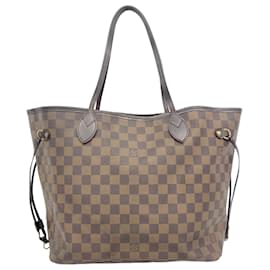 Louis Vuitton-Louis Vuitton Damier Neverfull MM Tote Bag-Damier ebene