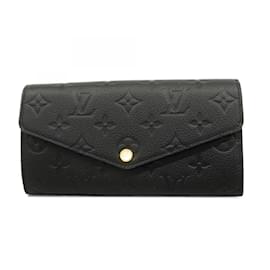 Louis Vuitton-Louis Vuitton Long Wallet Monogram Empreinte-Black