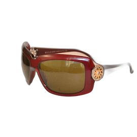 Bulgari 851 sunglasses dark red Dark red