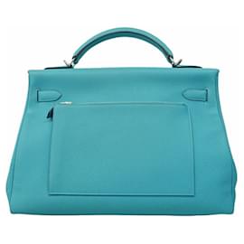 Hermès-Hermès Kelly 40-Turquoise