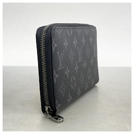 Louis Vuitton-Louis Vuitton Long Wallet Monogram Eclipse Zippy Organizer NM M82081-Black