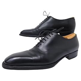 JM Weston-JM WESTON 634 BEAUBOURG 9D 43 OXFORD LEATHER + SHOE TREES-Black