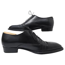 JM Weston-JM WESTON 634 BEAUBOURG 9D 43 OXFORD LEATHER + SHOE TREES-Black