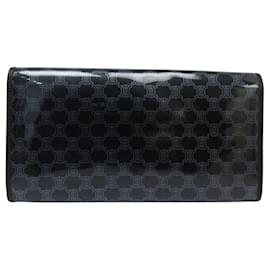Céline-NEW VINTAGE LARGE CELINE TRIUMPH PATTERN PATENT LEATHER WALLET-Other
