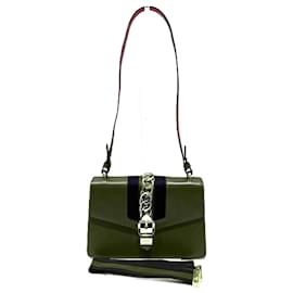 Gucci-Gucci Sylvie 421882 Shoulder Bag-Red