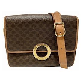 Céline-Celine Macadam Circle Bag-Brown