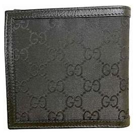 Gucci-Gucci Black Nylon Coin Purse-Black