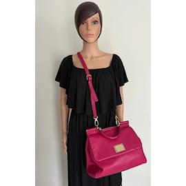 Dolce & Gabbana-Dolce & Gabbana Sicily large model bag-Fuschia