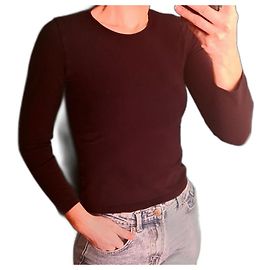 T-shirt Burberry in cotone nero per bambina Nero