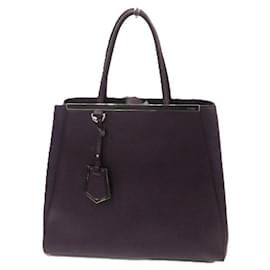 Fendi-Fendi Two Jours Tote Bag-Purple