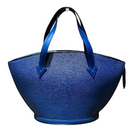 Louis Vuitton-Louis Vuitton Epi Saint Jacques Tote Handbag-Blue