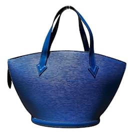 Louis Vuitton-Louis Vuitton Epi Saint Jacques Tote Handbag-Blue