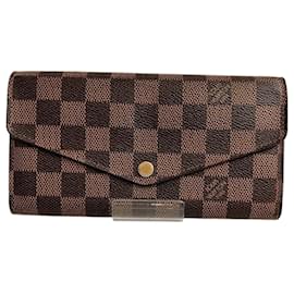 Louis Vuitton-Louis Vuitton Damier Portefeuille Sarah Long Wallet-Brown