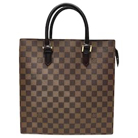 Louis Vuitton-Louis Vuitton Damier Sac Plat PM Tote Handbag-Damier ebene