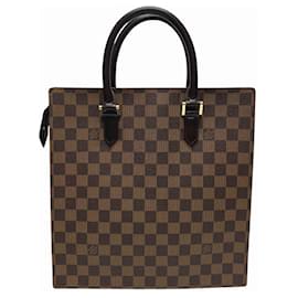 Louis Vuitton-Louis Vuitton Damier Sac Plat PM Tote Handbag-Damier ebene