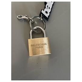 Balenciaga-WOMEN'S MULTICOLORED CHARM/KEYCHAIN KIT-Black,Silvery,White,Golden