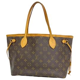 Louis Vuitton-Louis Vuitton Monogram Neverfull PM Tote Bag-Brown